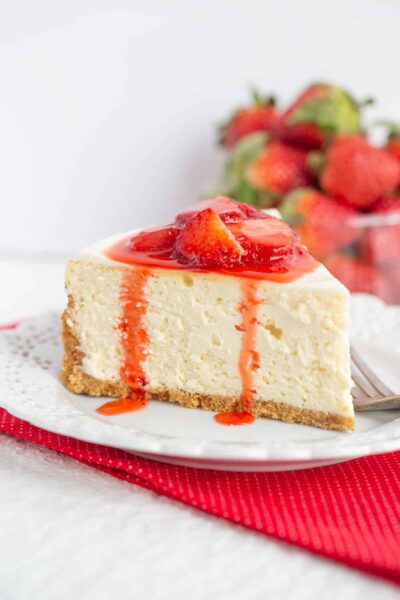 Strawberry Cheesecake - i am baker