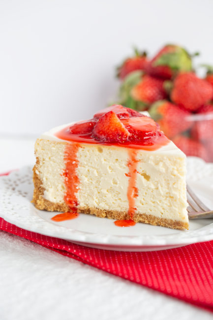 Strawberry Cheesecake - i am baker