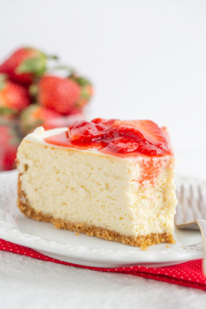 Strawberry Cheesecake - i am baker