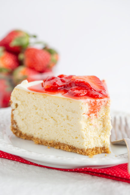 Strawberry Cheesecake - i am baker