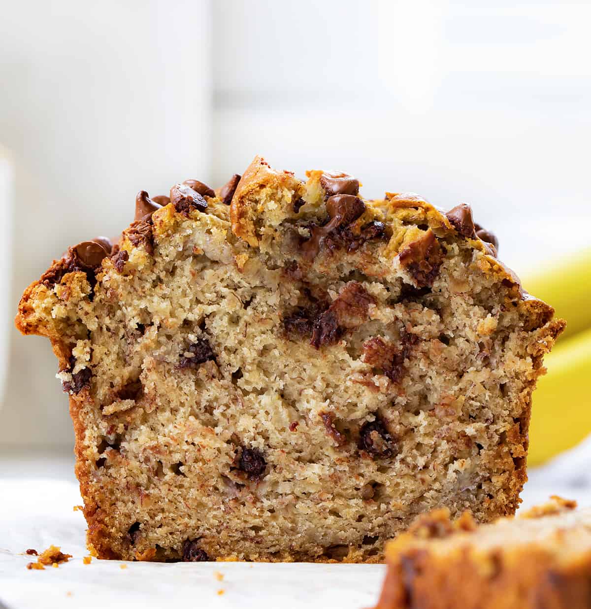 Crockpot Chocolate Chip Banana Bread 