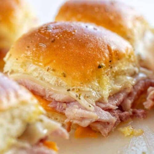 Ham and Cheese Sliders - i am baker