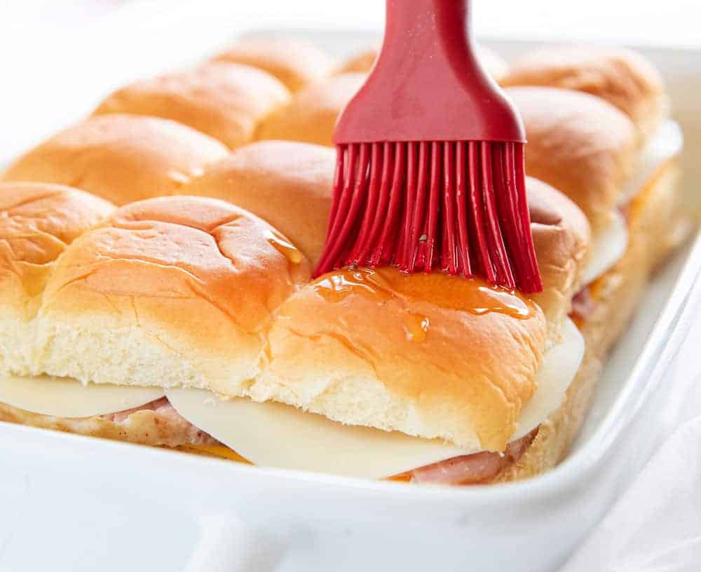 Ham and Cheese Sliders - i am baker