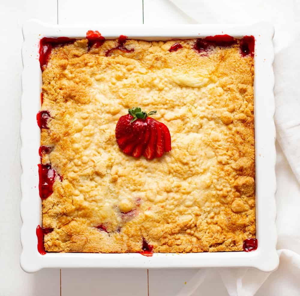 Strawberry Dump Cake