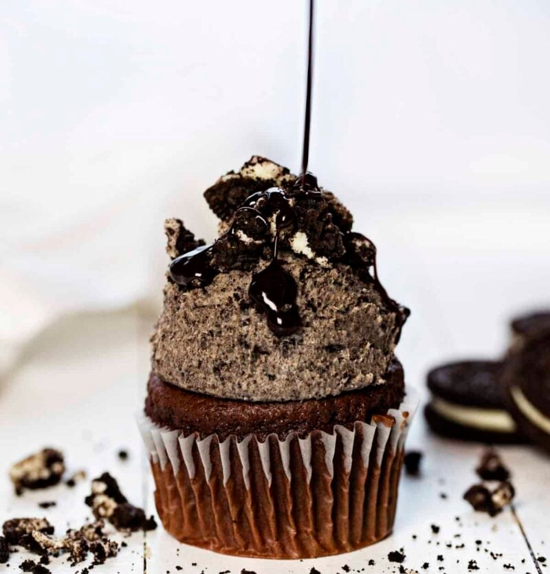 Chocolate Cupcake with Oreo Buttercream Recipe