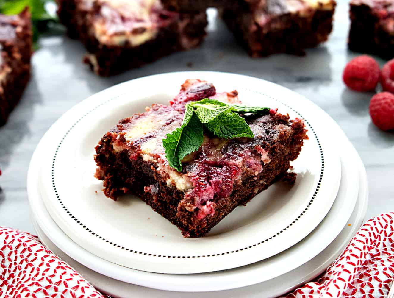 Raspberry Cheesecake Brownies Recipe