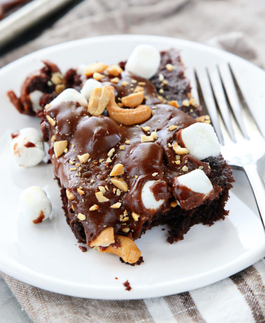 Rocky Road Sheet Cake {VIDEO} i am baker