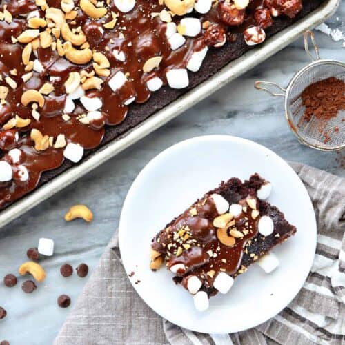 Rocky Road Sheet Cake