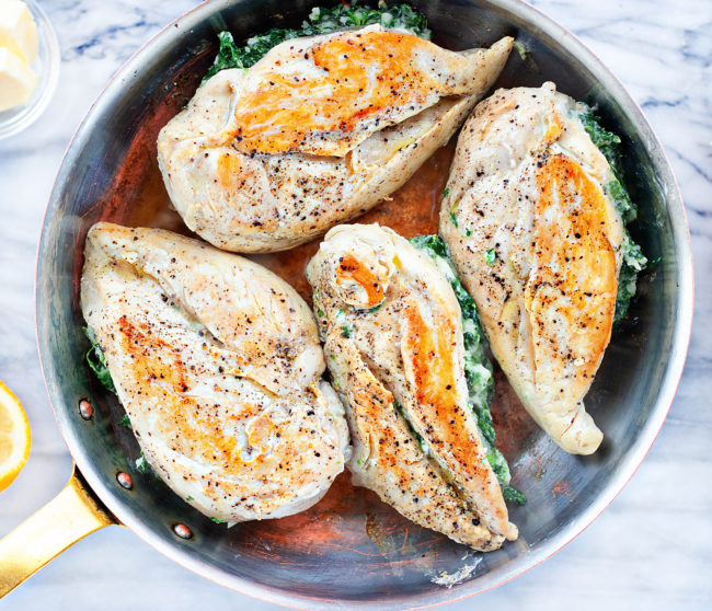 Spinach Stuffed Chicken - VIDEO i am baker
