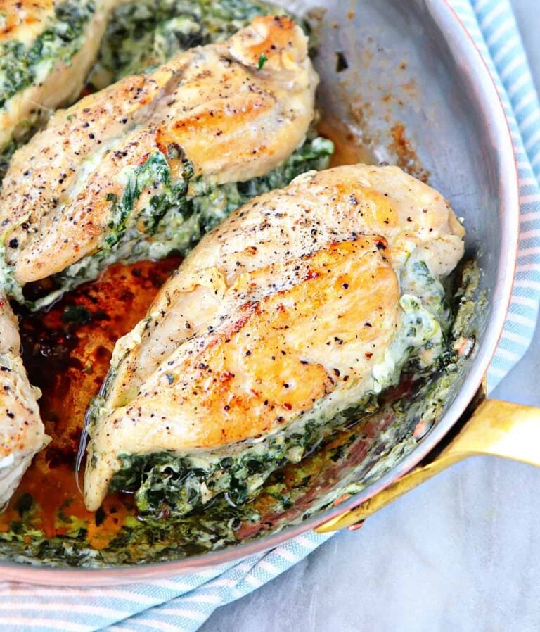 Spinach Stuffed Chicken - {VIDEO} i am baker