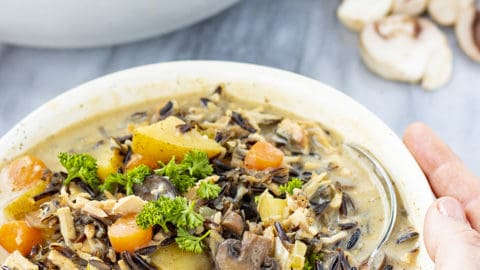 Chicken Wild Rice Soup - i am baker