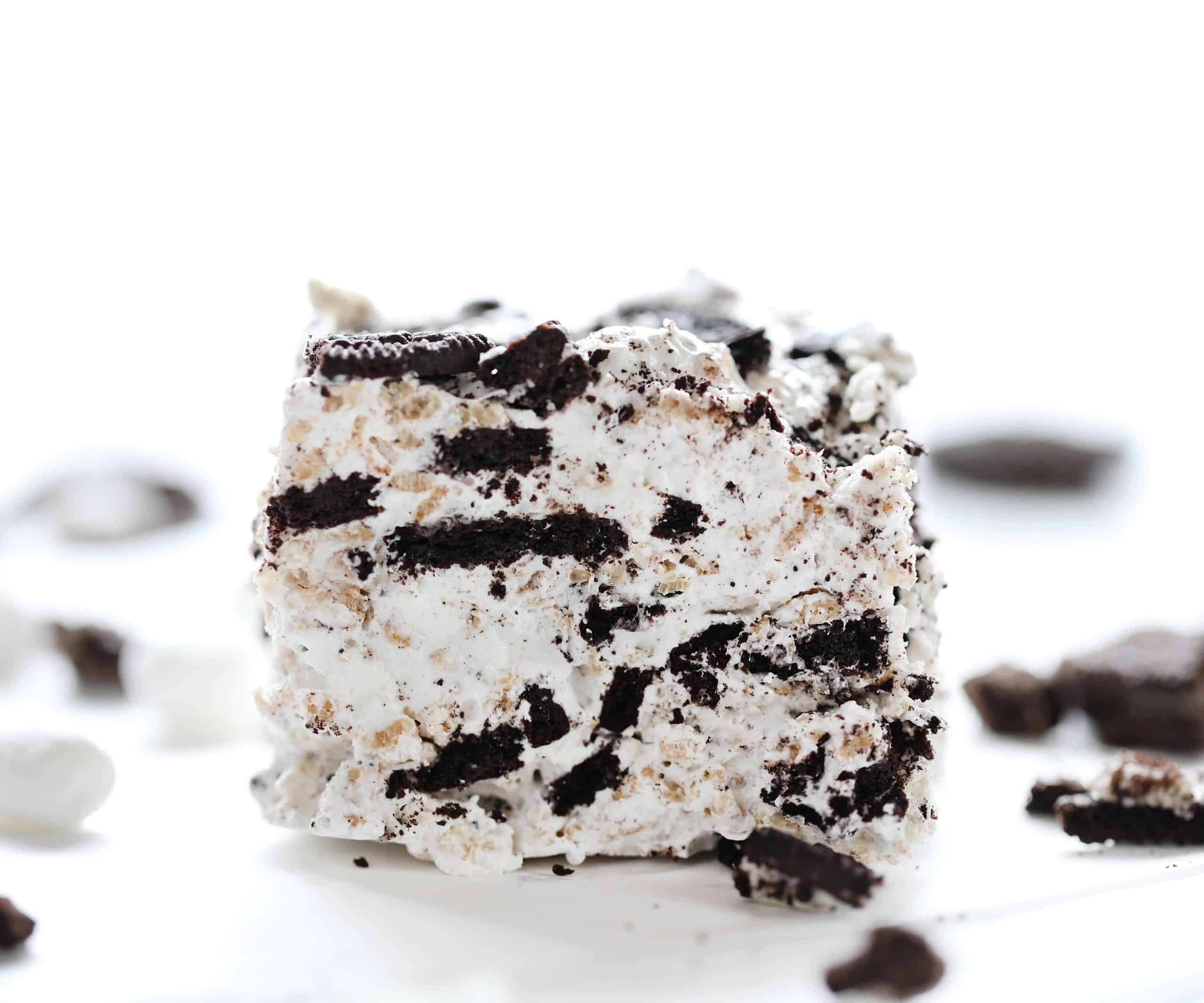 Oreo Rice Krispy Bar