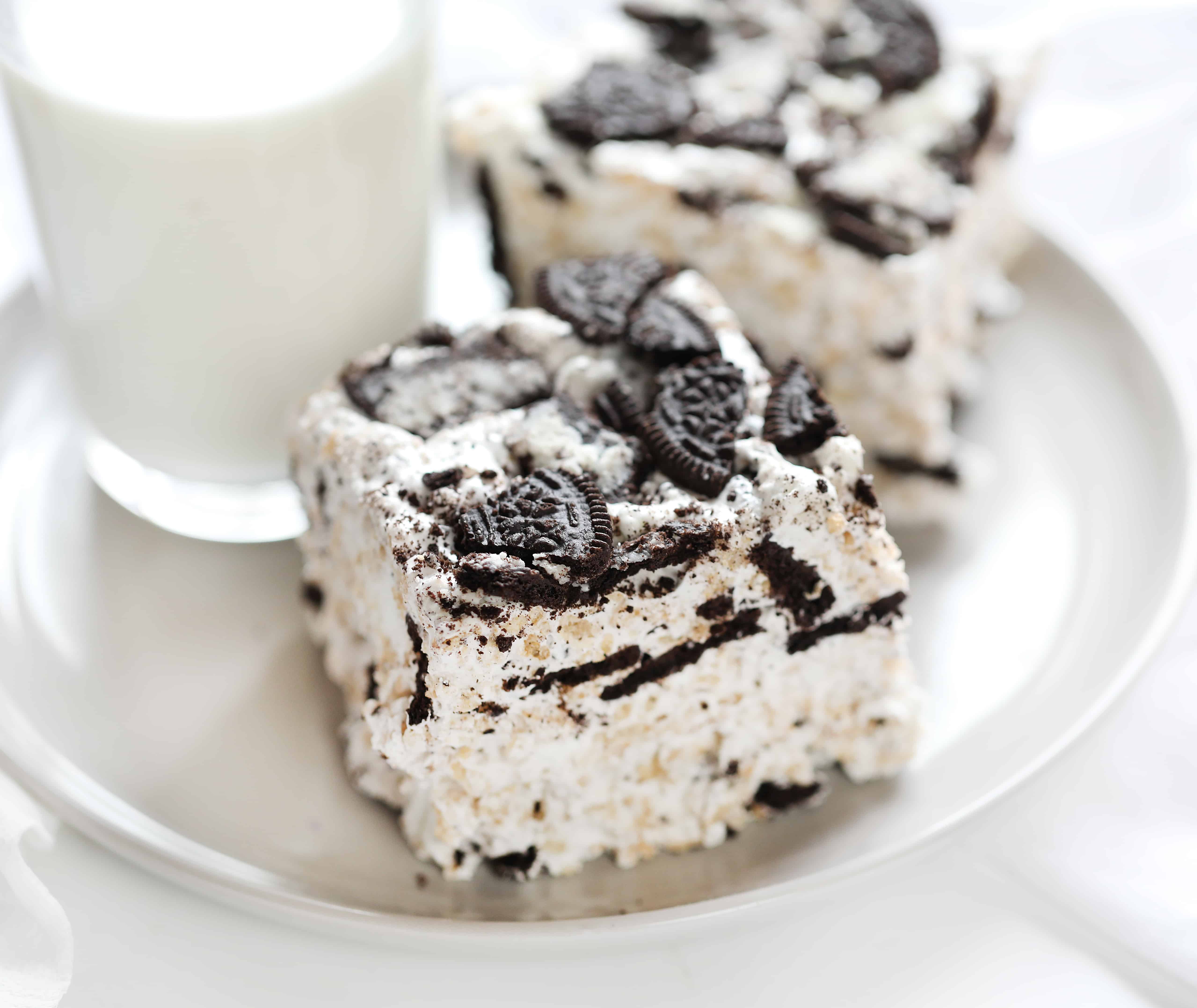 How to Make Oreo Rice Krispy Bars