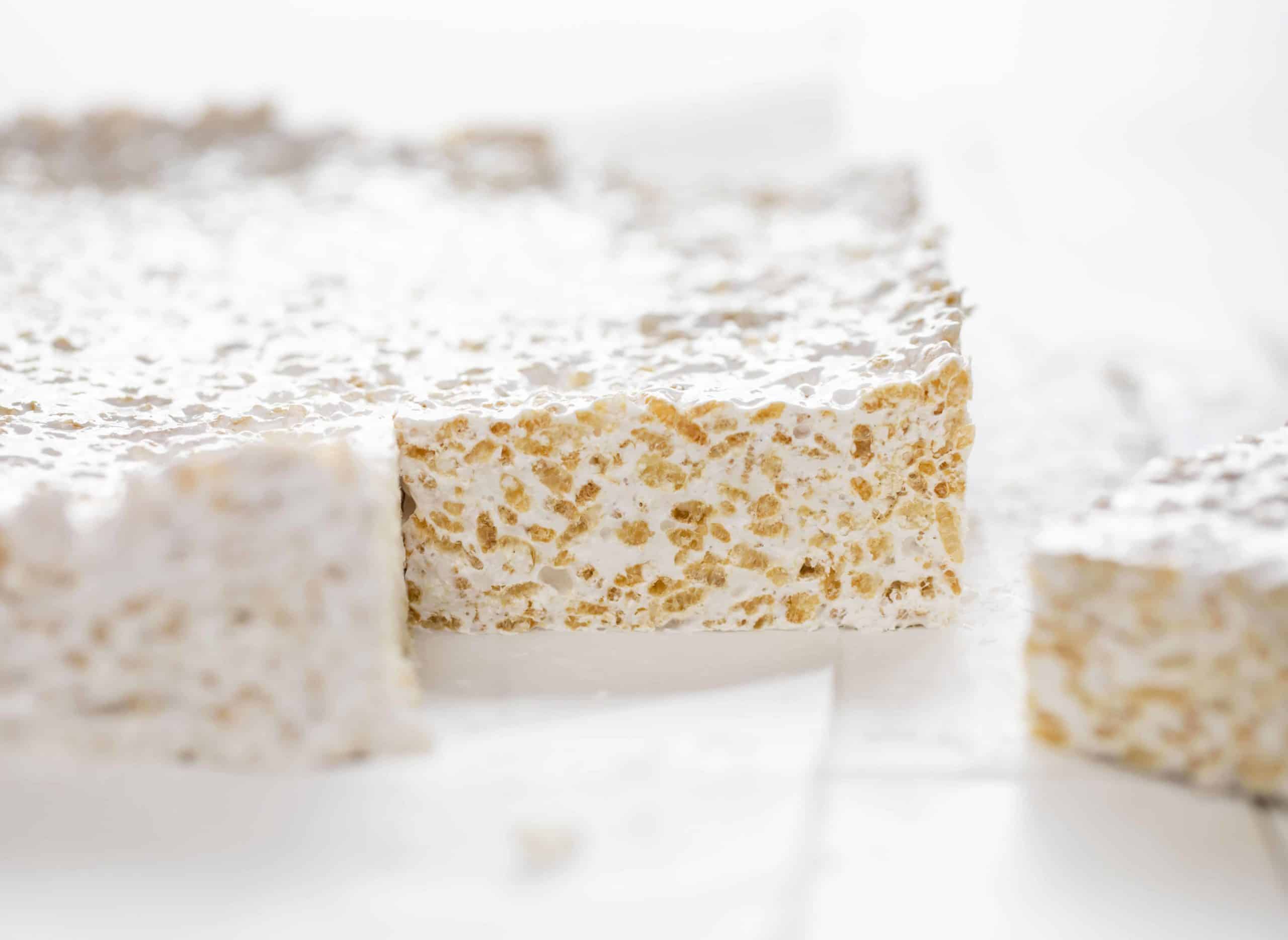 Rice Krispy Bars with Homemade Marshmallow