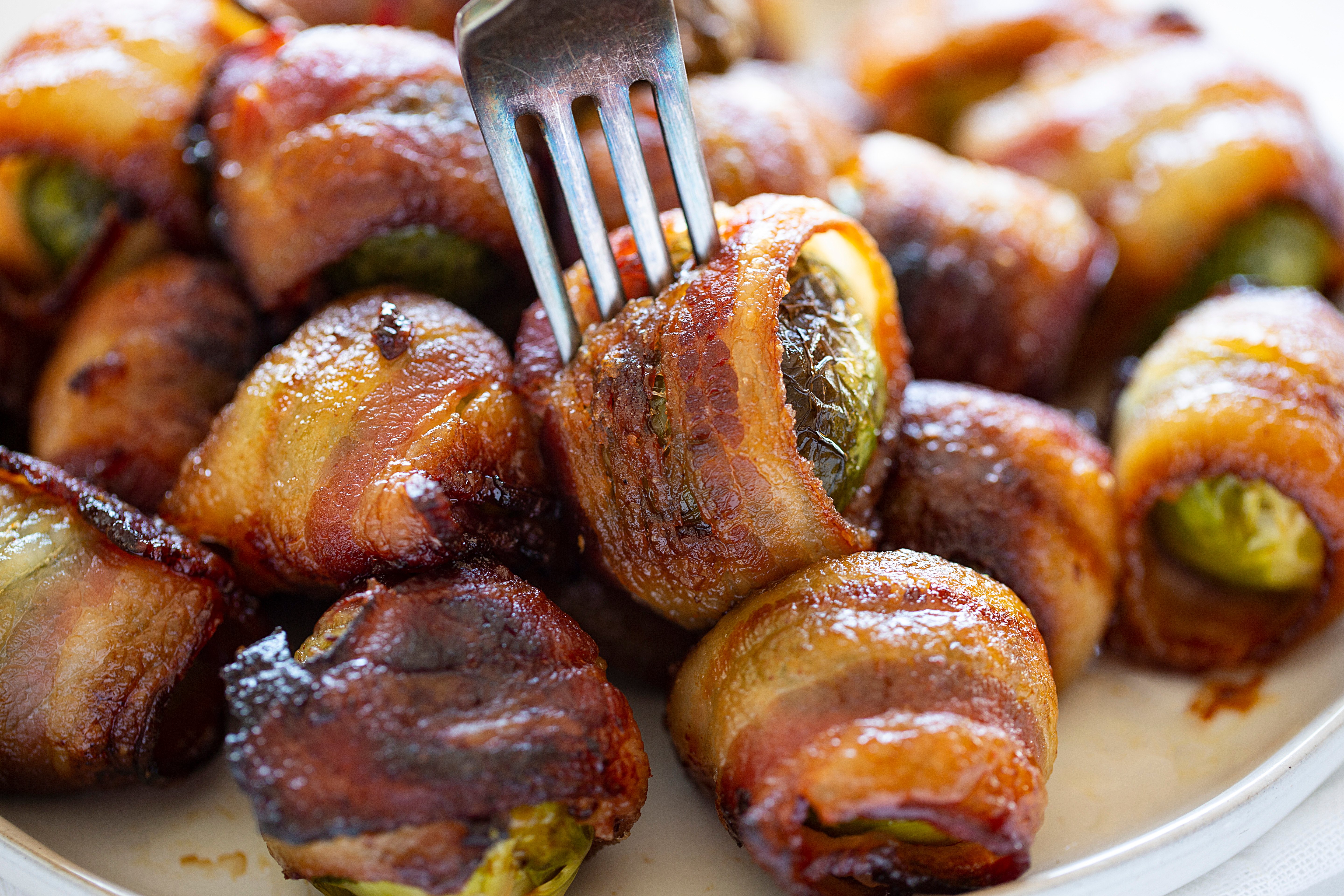 Crispy sweet and savory caramelized bacon