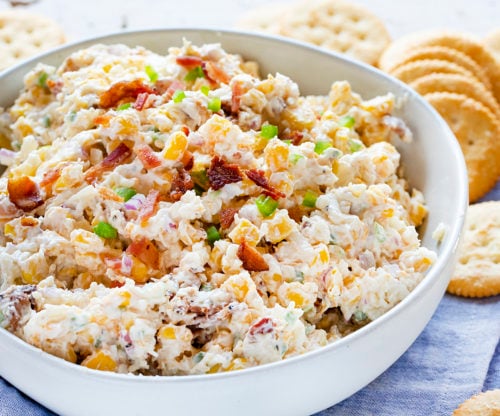 Bacon Corn Dip - i am baker