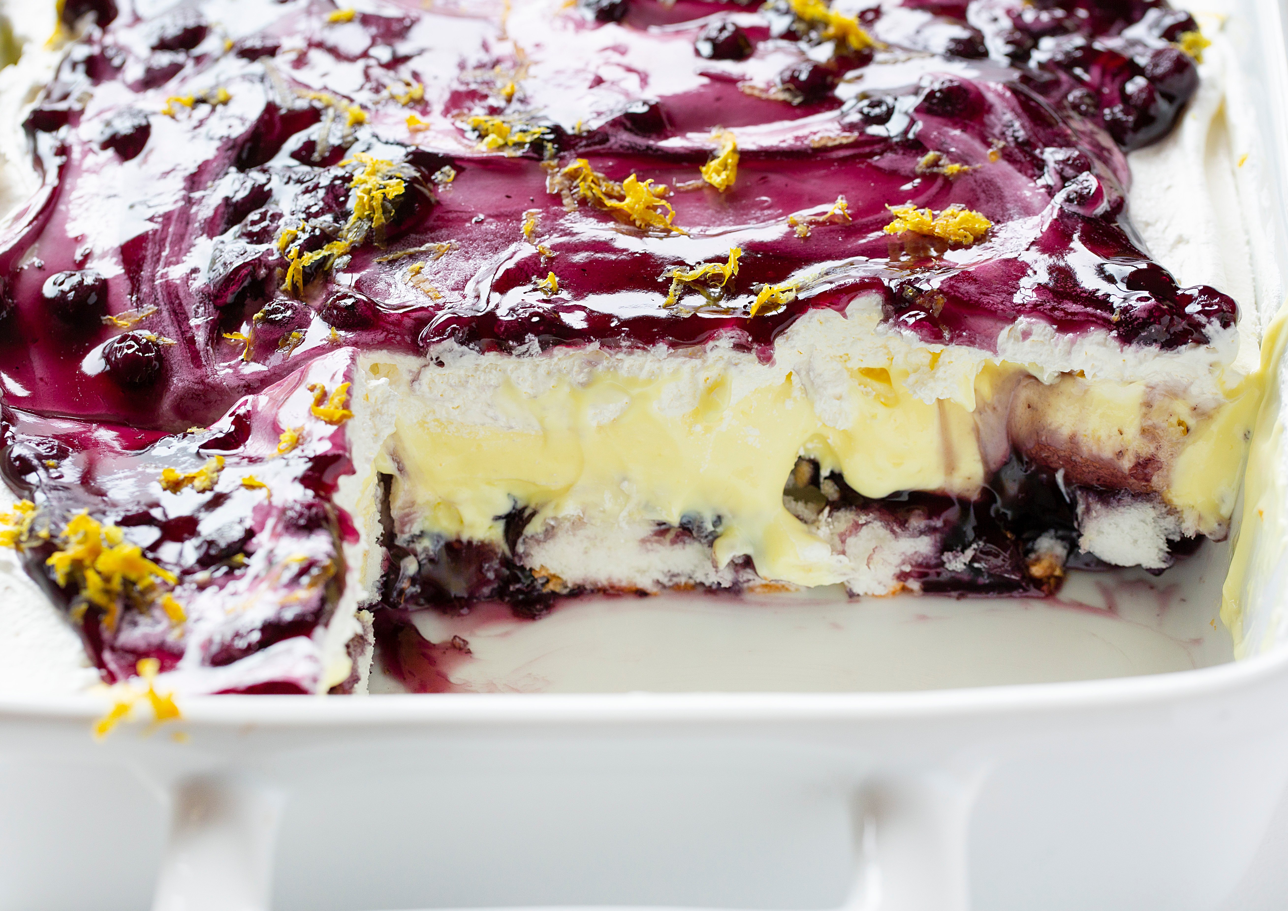 Blueberry Lemon Heaven Dessert - i am baker