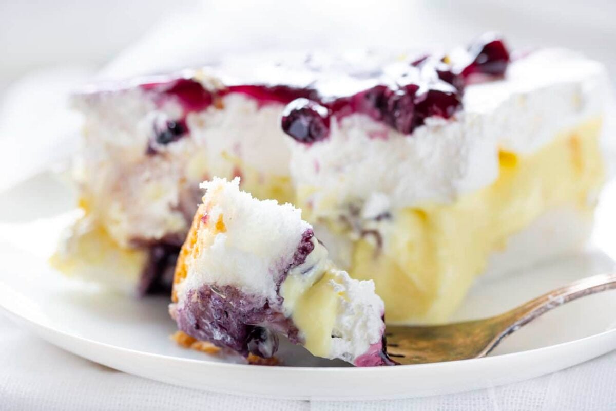 Blueberry Lemon Heaven Cake