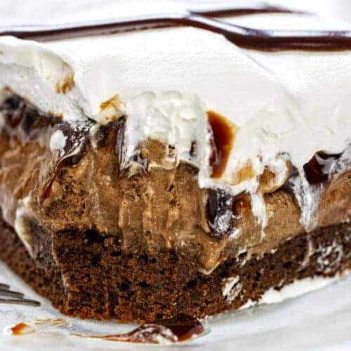 Brownie Rocky Road Ice Cream Cake