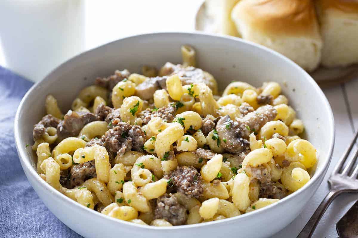 Did you try my Cheeseburger Pasta yet? This recipe was the brain child of that amazing recipe and we love it! Did you try my Cheeseburger Pasta yet? This recipe was the brain child of that amazing recipe and we love it!