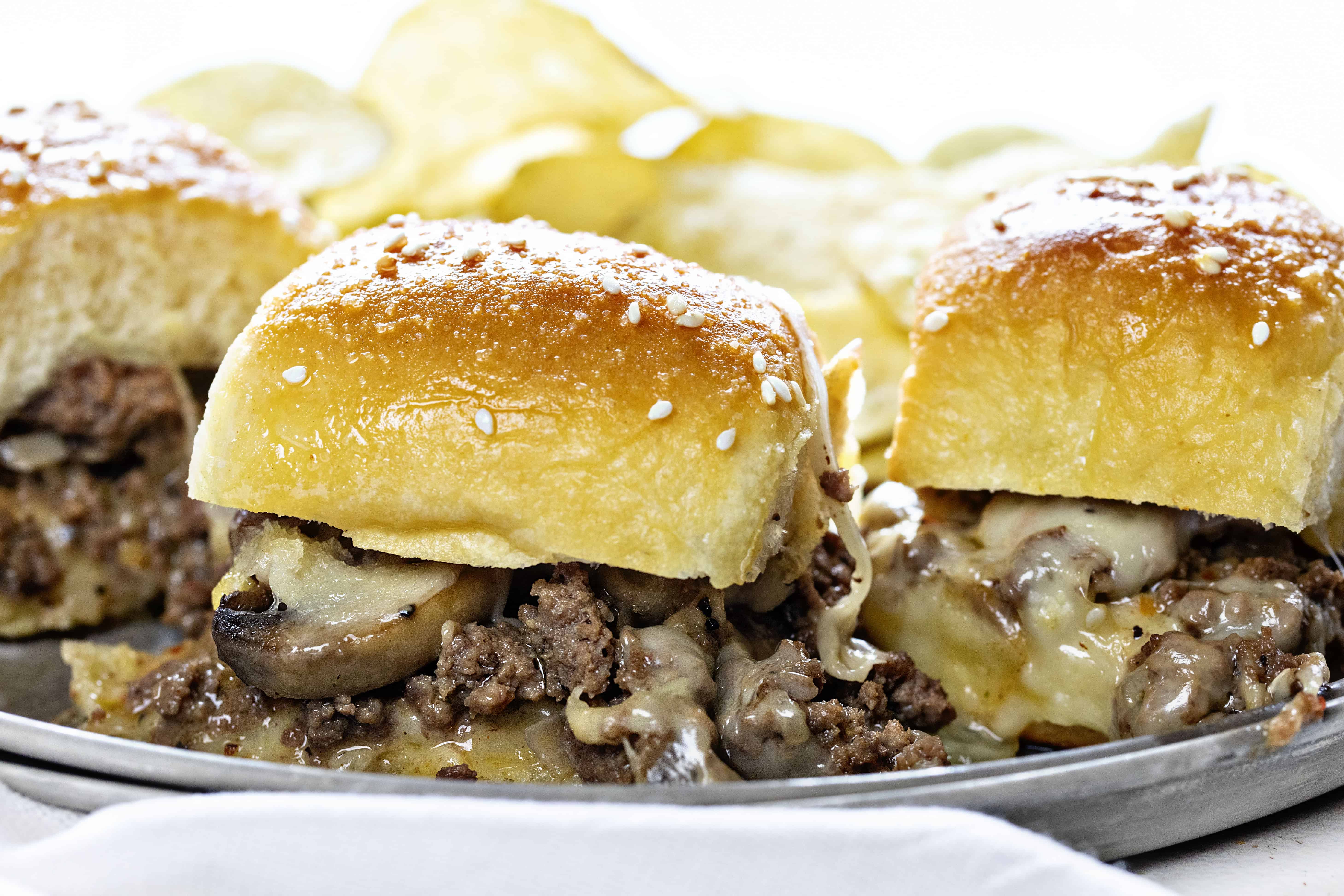 The Best Mushroom Swiss Slider Recipe