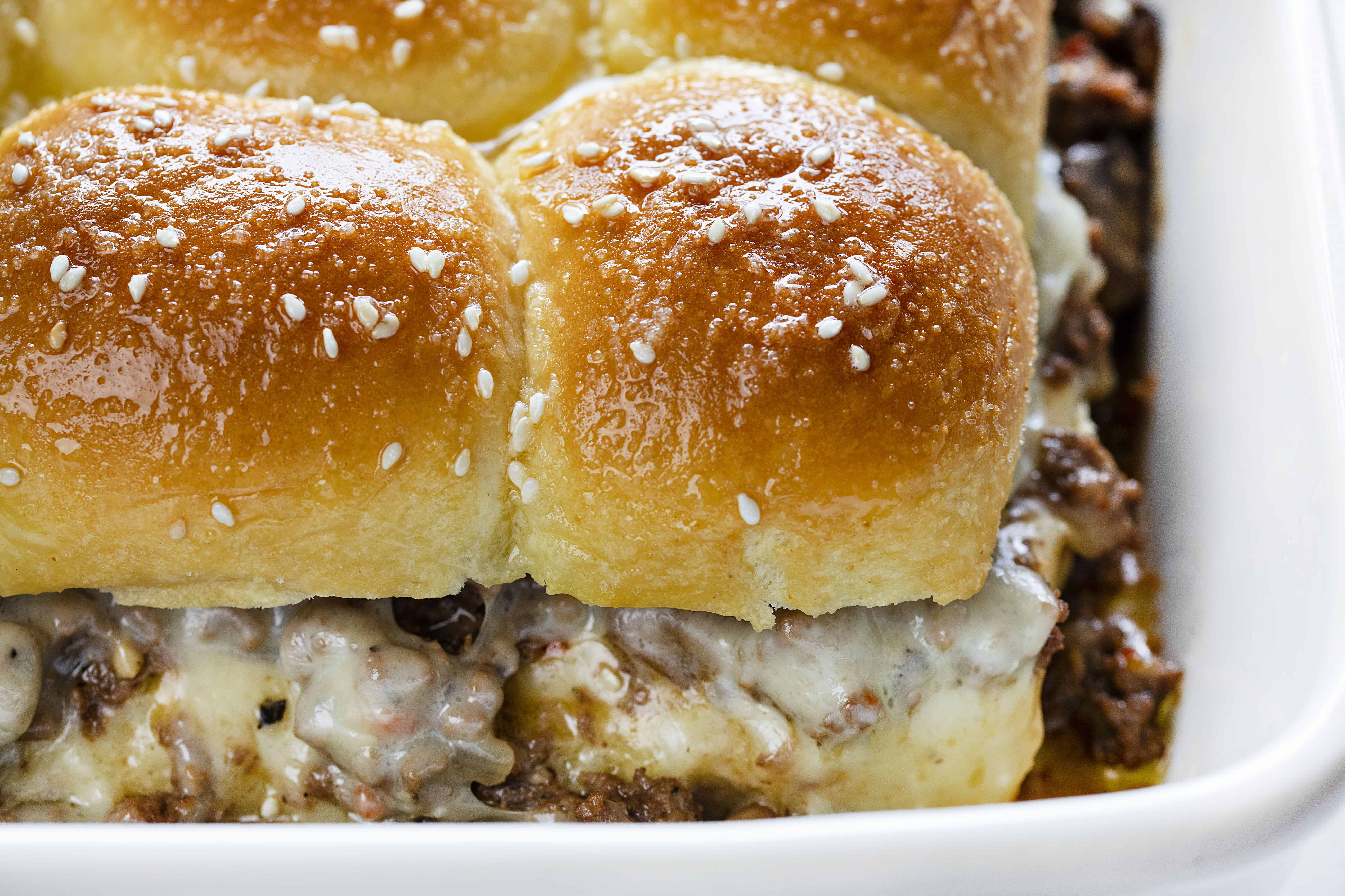 Mushroom and Swiss Sliders