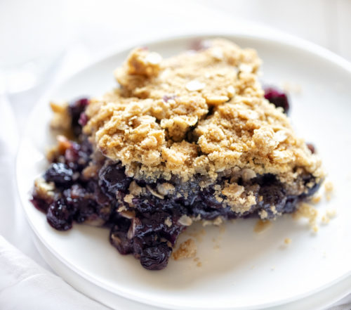 Blueberry Crisp - i am baker