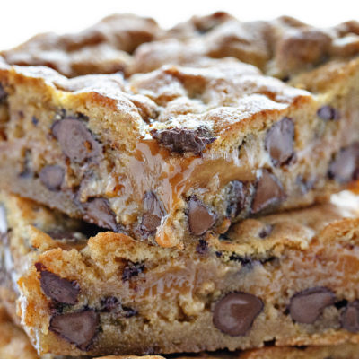 Chocolate Chip Caramel Bars