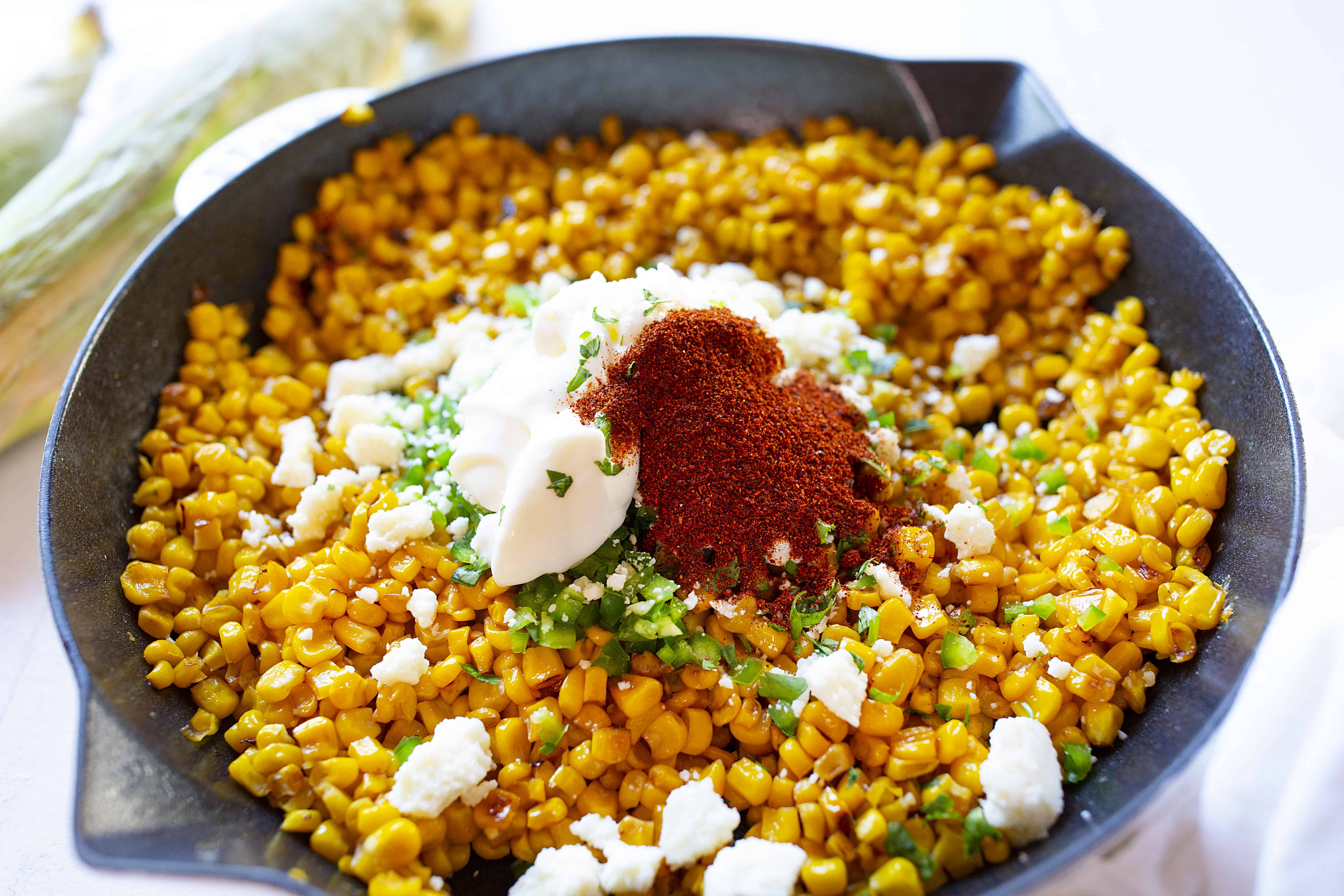 Esquites (Mexican Corn Salad) - i am baker