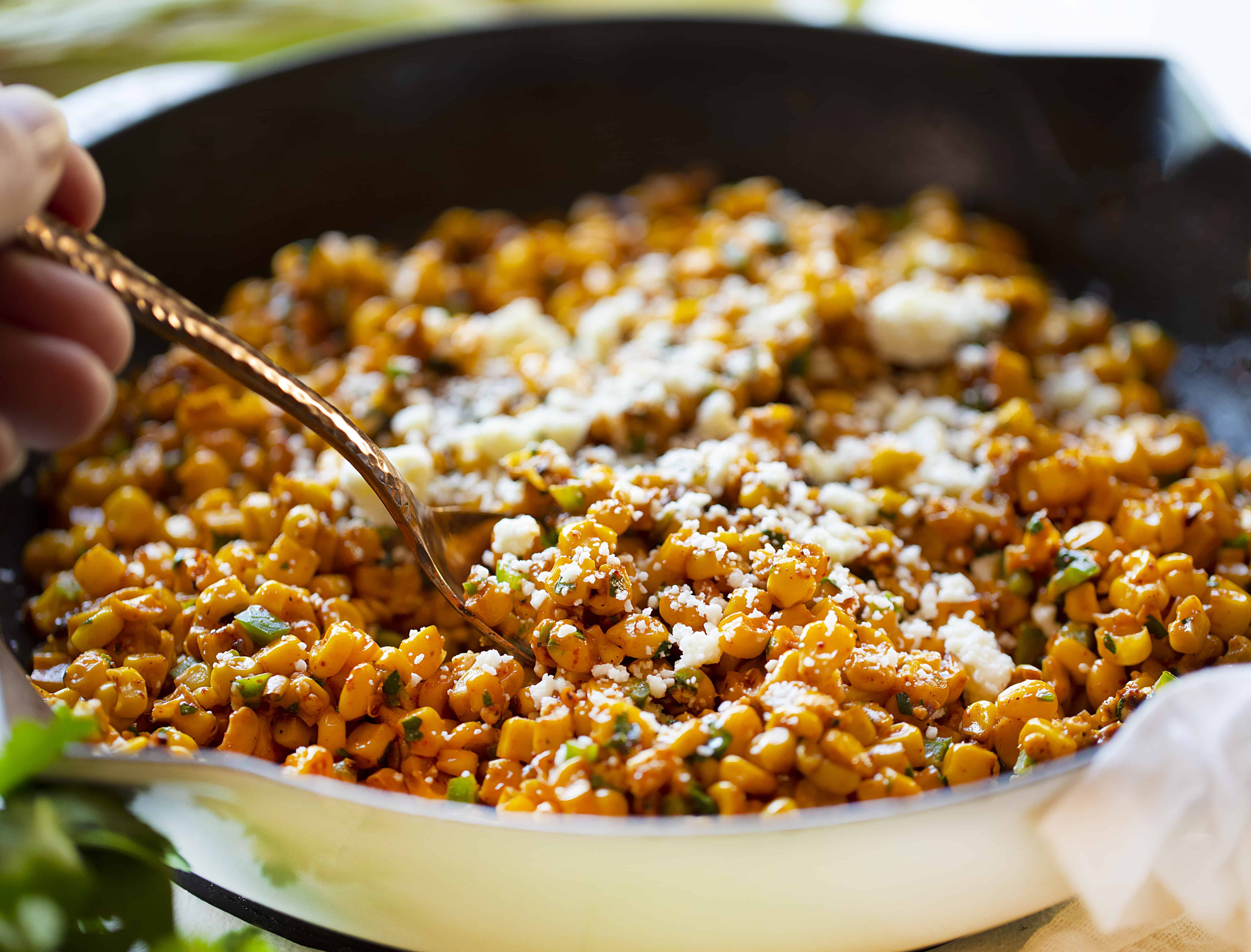 Esquites (Mexican Corn Salad) - i am baker