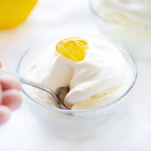 Easy Lemon Mousse - i am baker