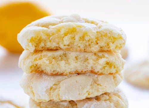 Ooey Gooey Lemon Cookies - i am baker