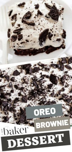 This oreo brownie dessert is the best dessert for oreo and chocolate lovers out there. The oreo brownies with cookies and cream will let you taste the softness of cream and goodness of oreo. Get and try this recipe for a mouthwatering experience!