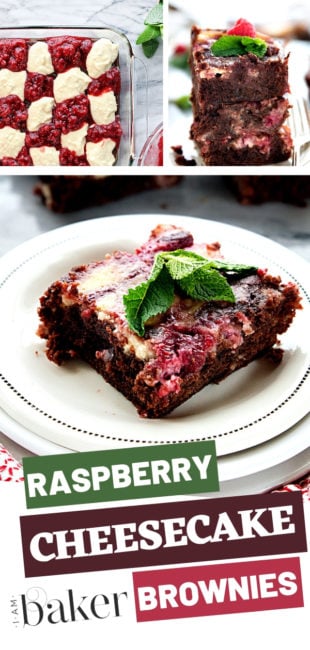 Raspberry Cheesecake Brownies - {VIDEO} i am baker