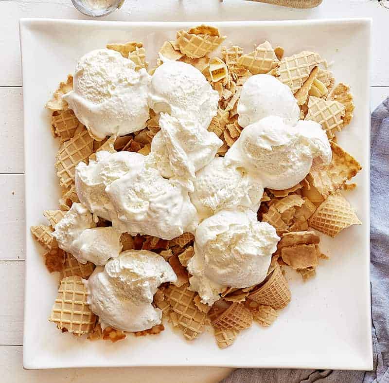 Waffle cone chips for ice 2025 cream nachos