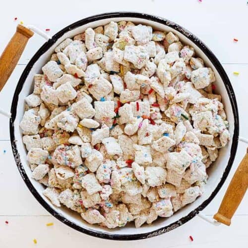 Birthday Cake Puppy Chow