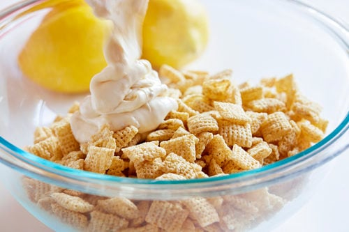 Lemon Puppy Chow - i am baker