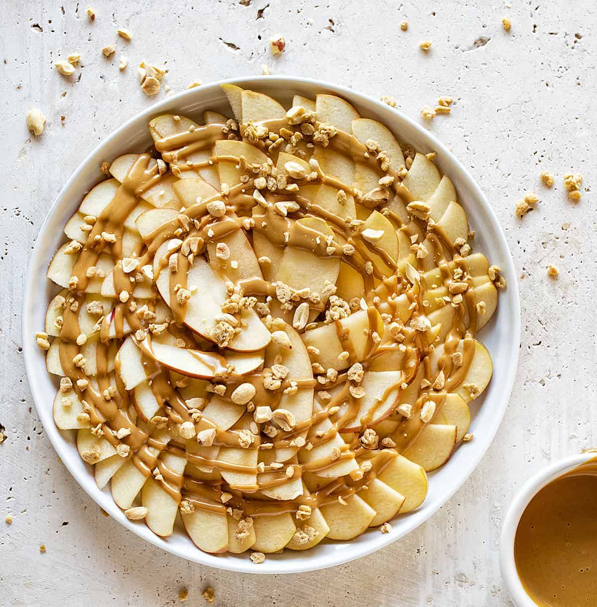 Apple Nachos with Peanut Butter