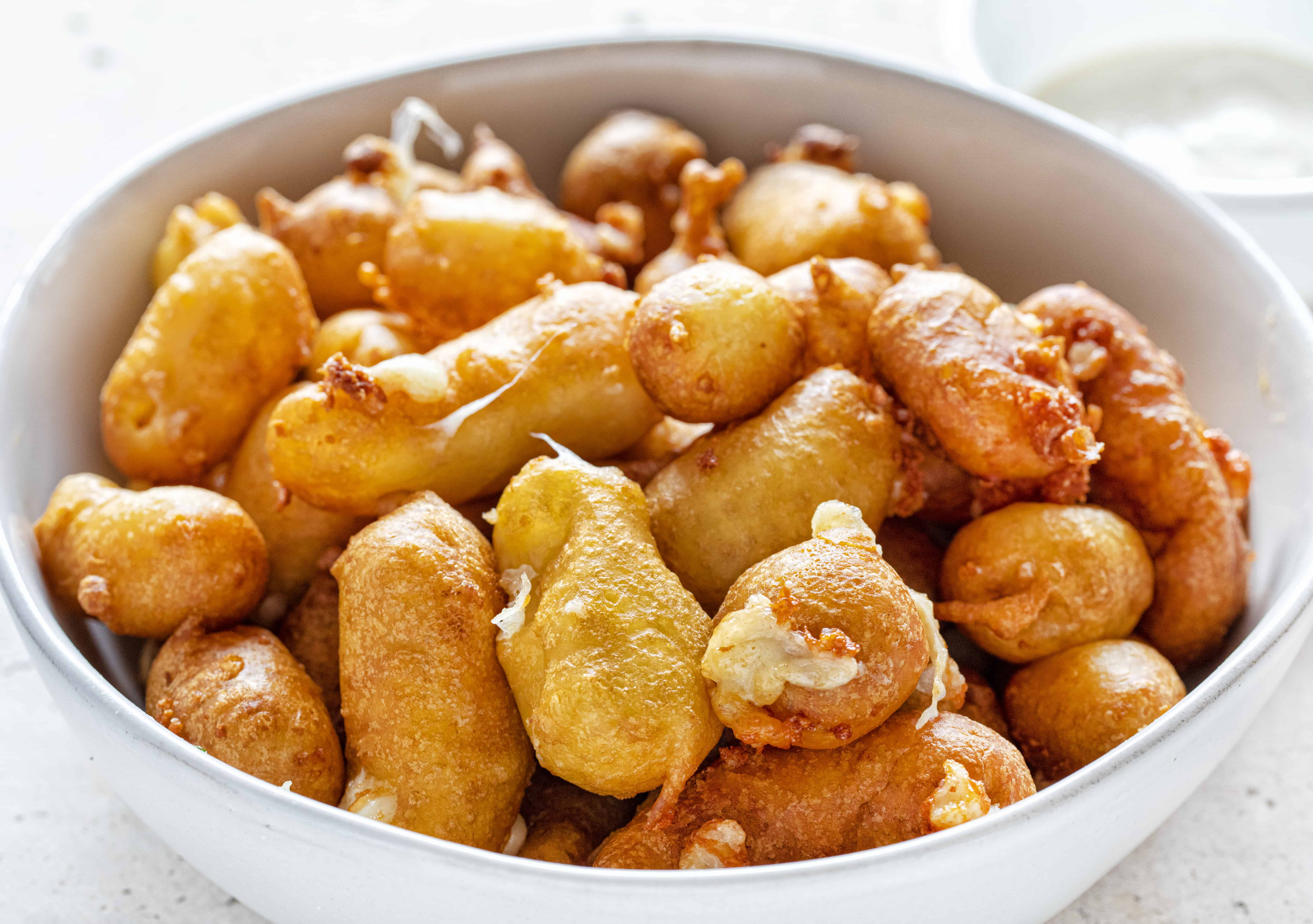 deep fat fried cheese curds