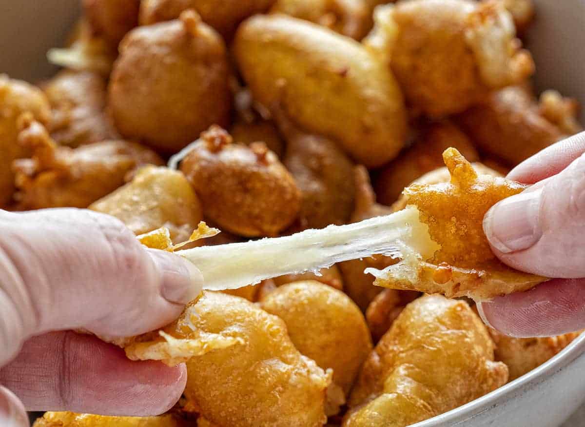 deep fat fried cheese curds