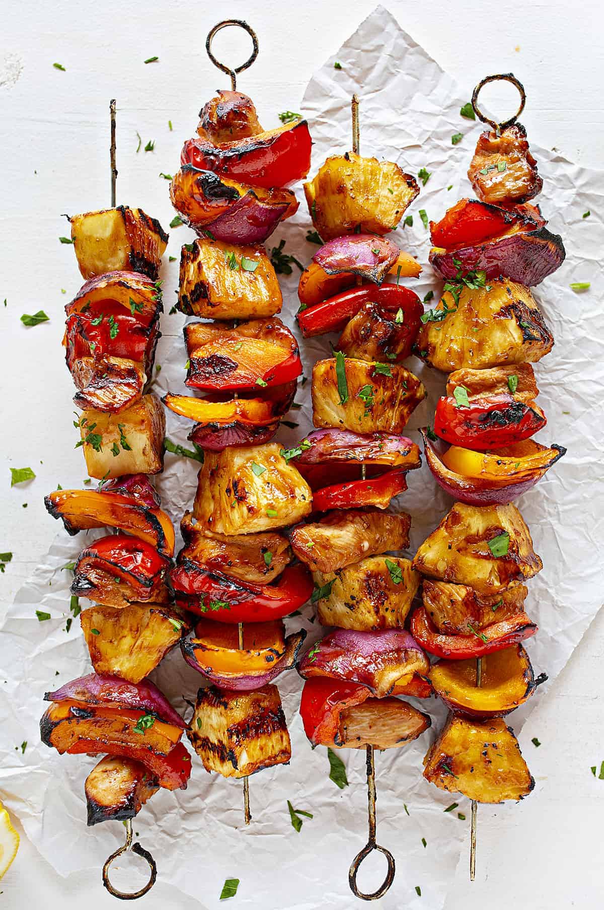 Served Up With Love: Hawaiian Chicken Skewers