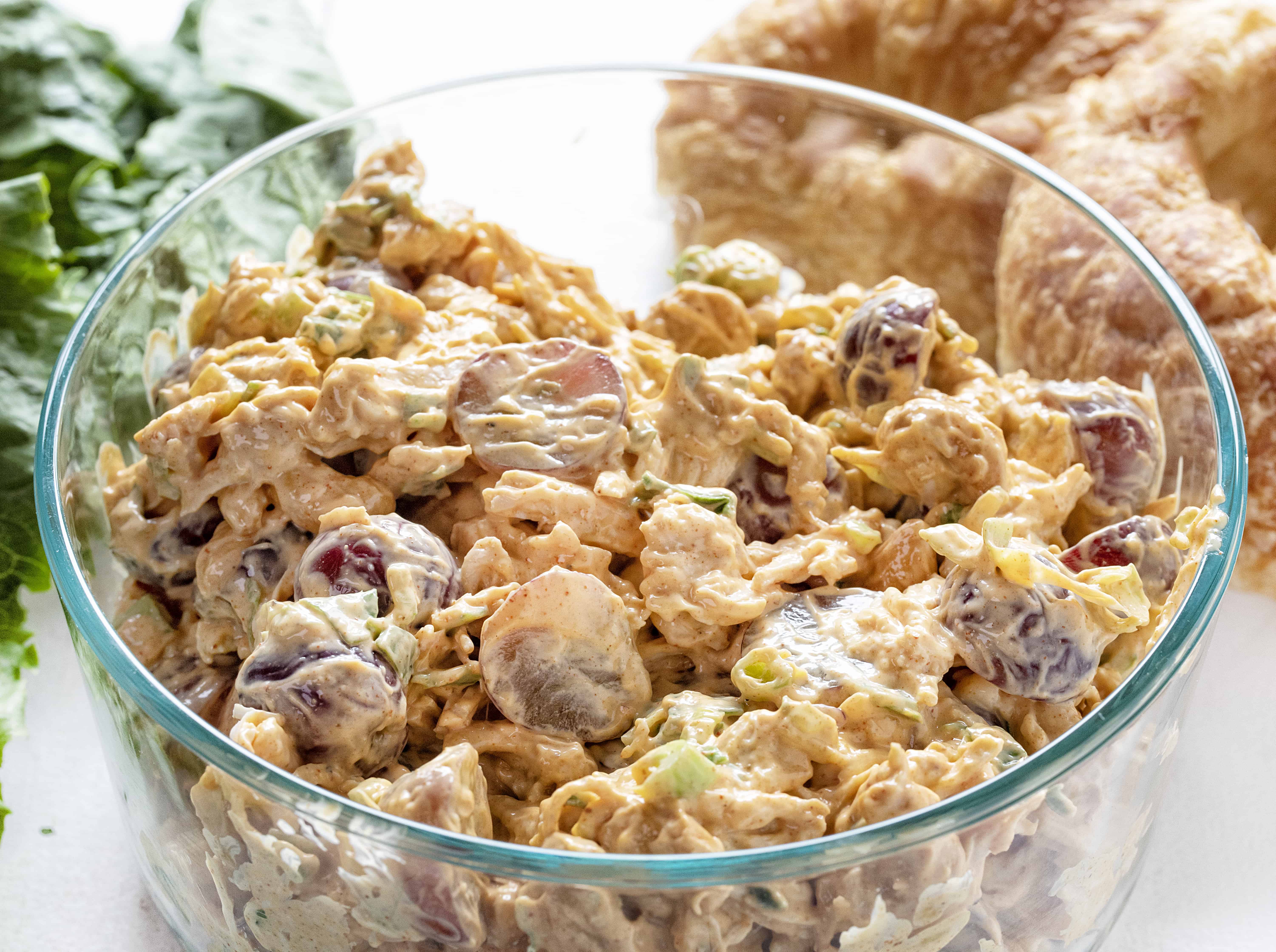 Chicken Salad Recipe with Grapes and Cashews