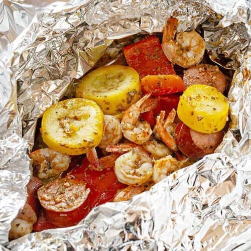 Cajun Shrimp Foil Packet