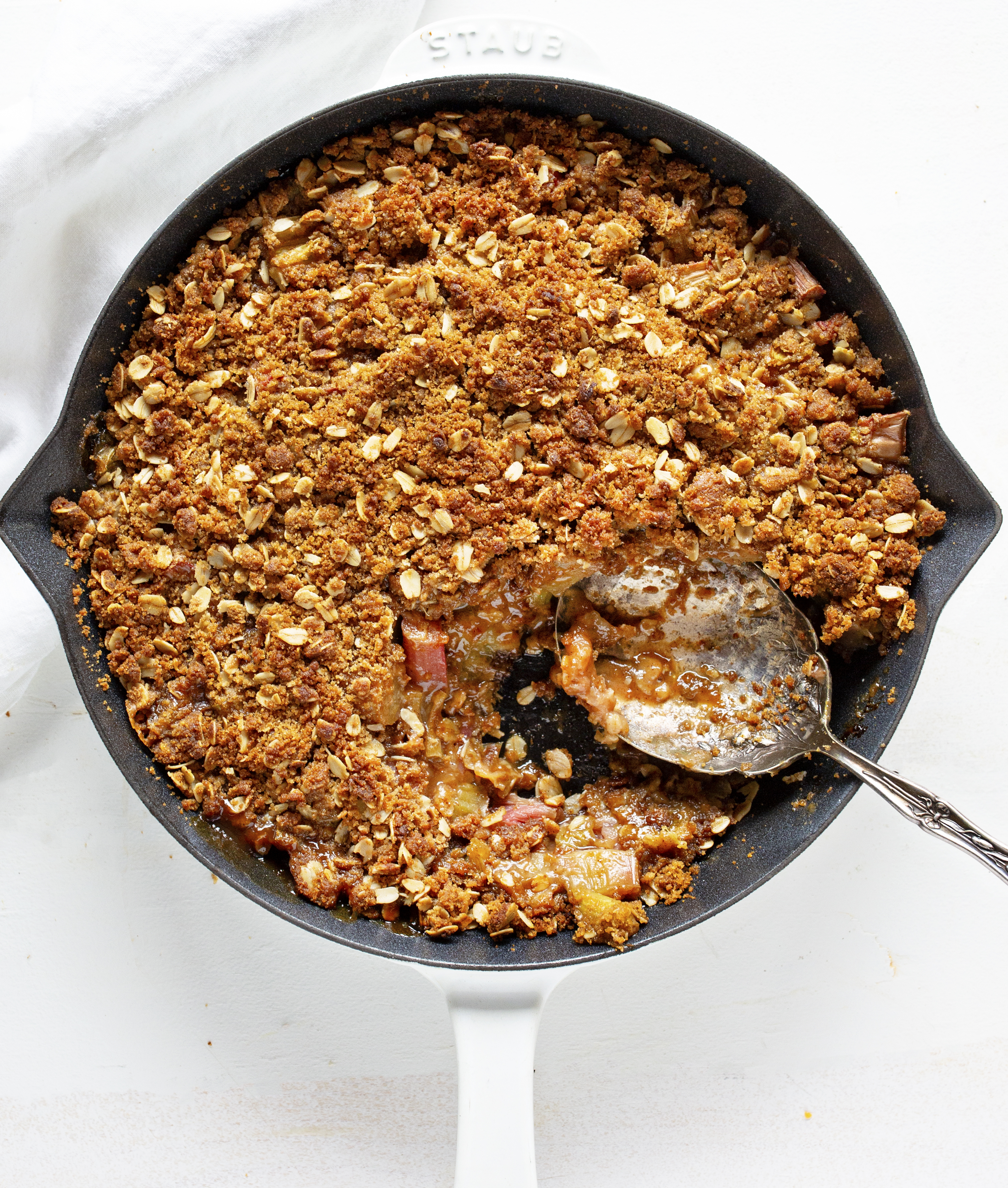The Best Rhubarb Crisp I Am Baker