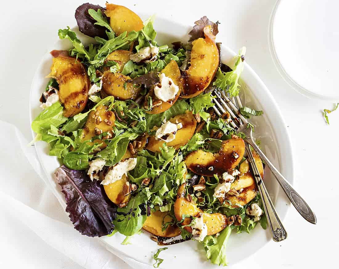 Ready to eat Grilled Peach Salad