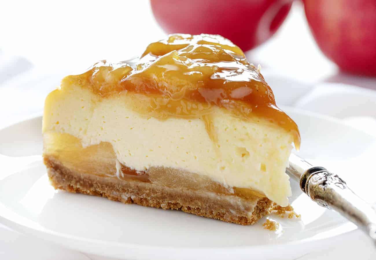 Caramel Apple Cheesecake | i am baker