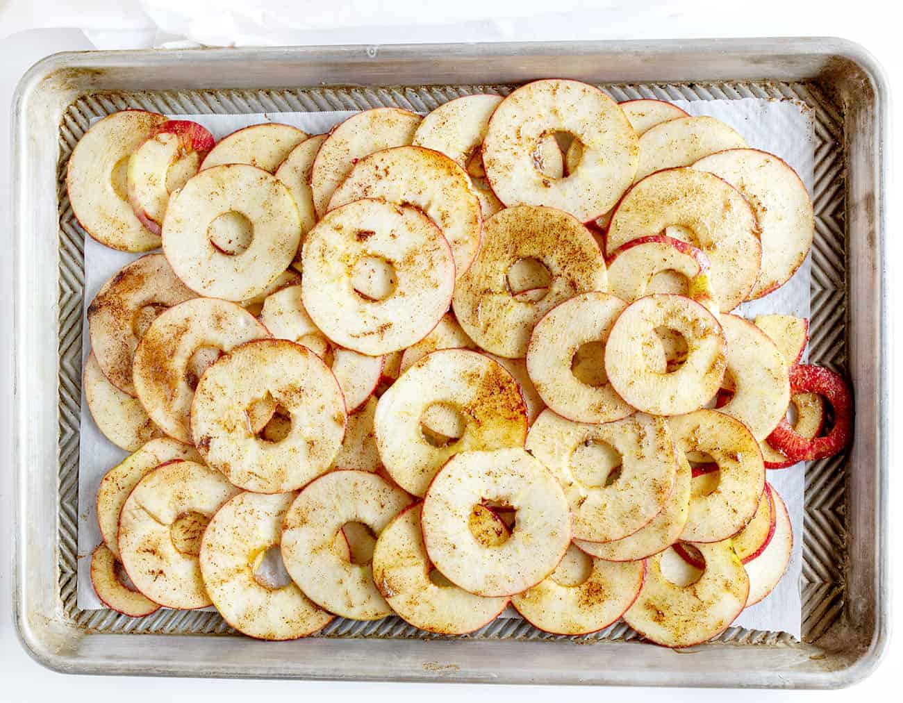 Spiced Apples Unbaked for Homemade Apple Galette