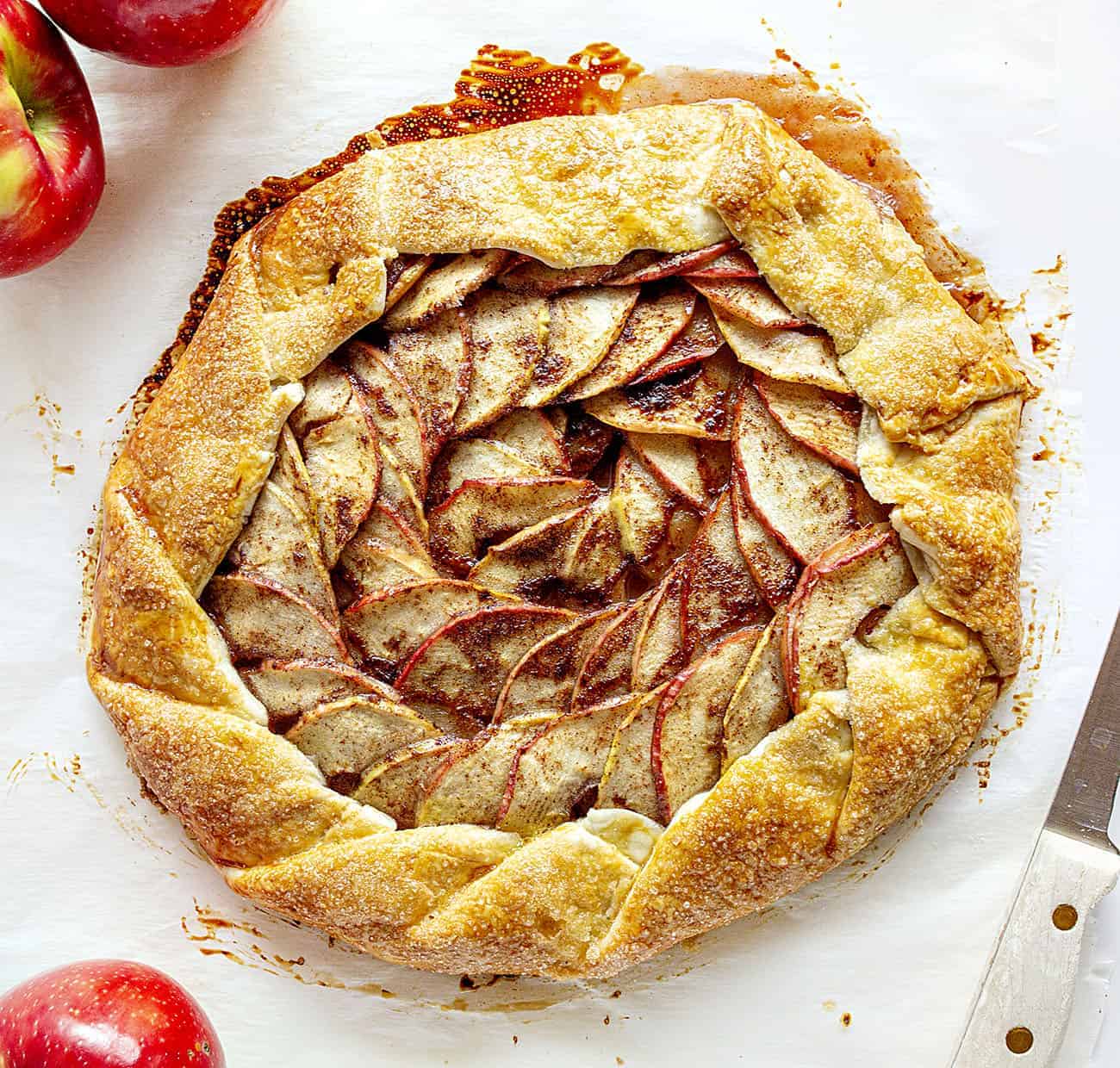 Baked Homemade Homemade Apple Galette