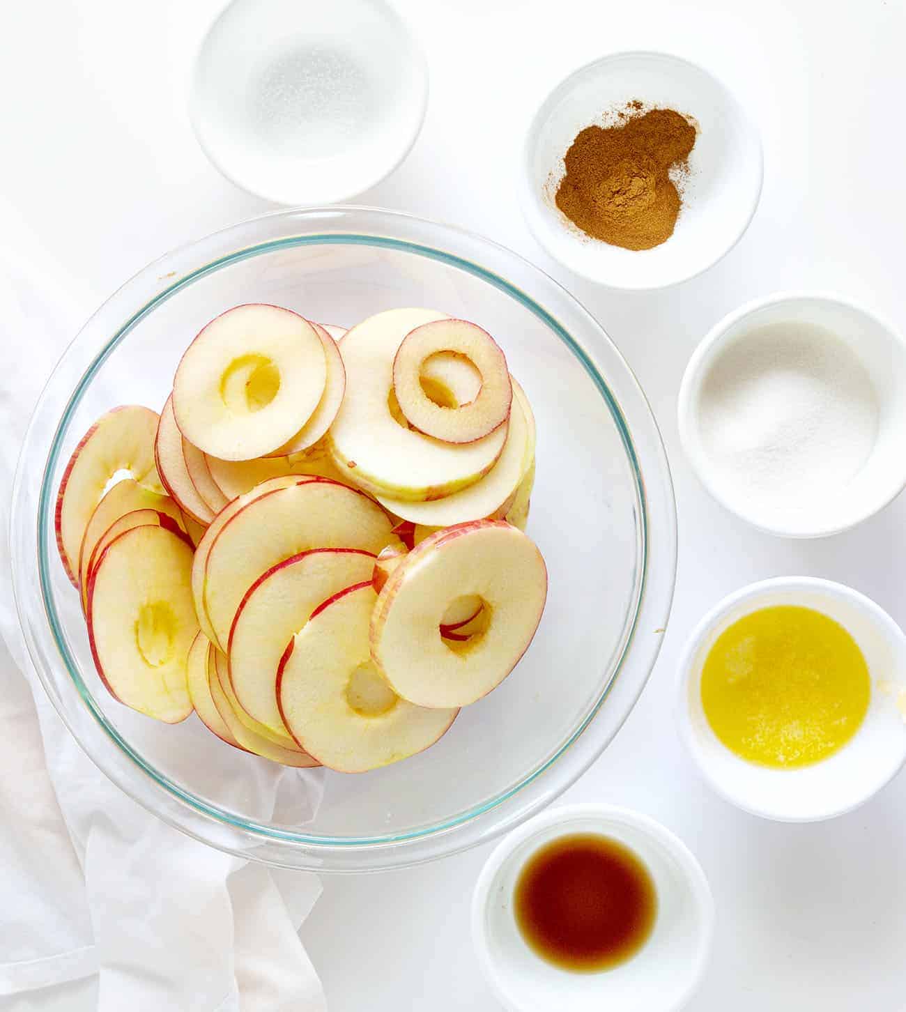 Ingredients for Homemade Apple Galette