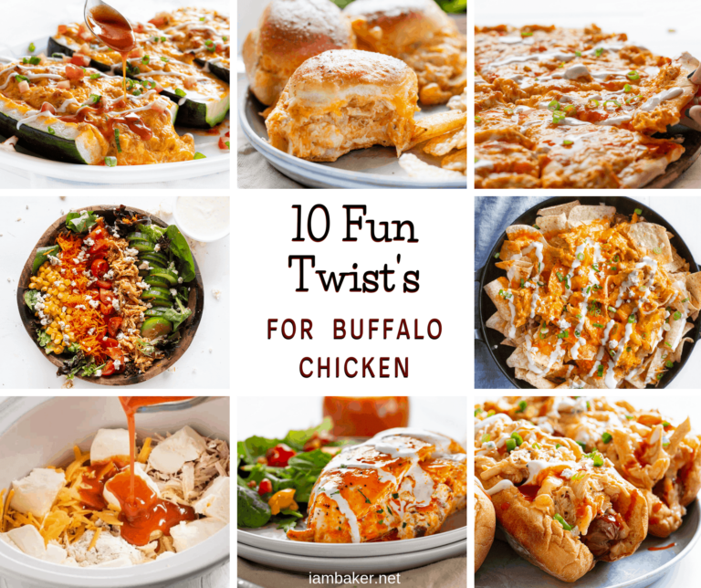 10 Fun Twists for Buffalo Chicken - i am baker